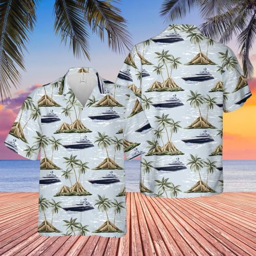 Princess Yachts America Hawaiian Shirt Beach Shorts