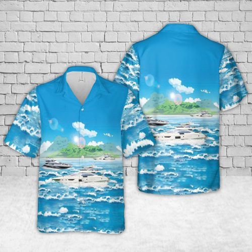 Azimut 80 Hawaiian Shirt Beach Shorts