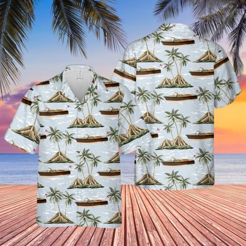 Chris Craft Boats Hawaiian Shirt Beach Shorts