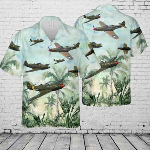 Bell P 39 Airacobra Hawaiian Shirt Beach Shorts