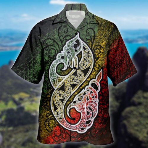 Maori Manaia Seamless Hawaiian Shirt