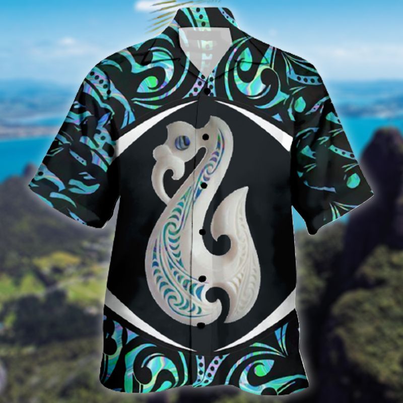 Maori Manaia Symbol Hawaiian Shirt