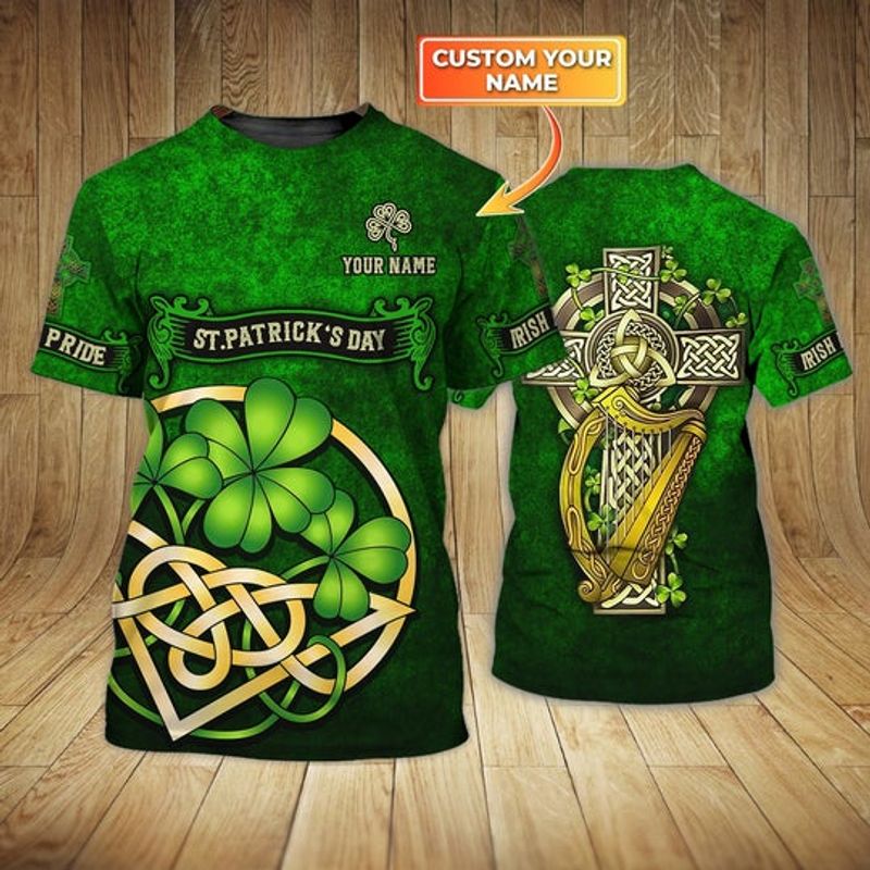 Personalized Irish Pride Happy St Patricks Day Shirt