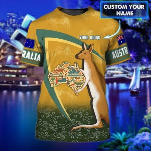 Personalized Kangaroo Australia Shirt