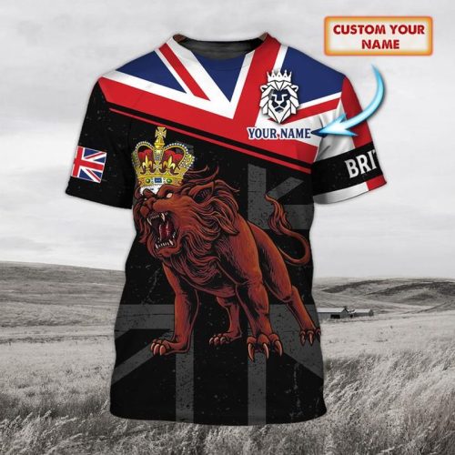 Personalized British Lion King Shirt