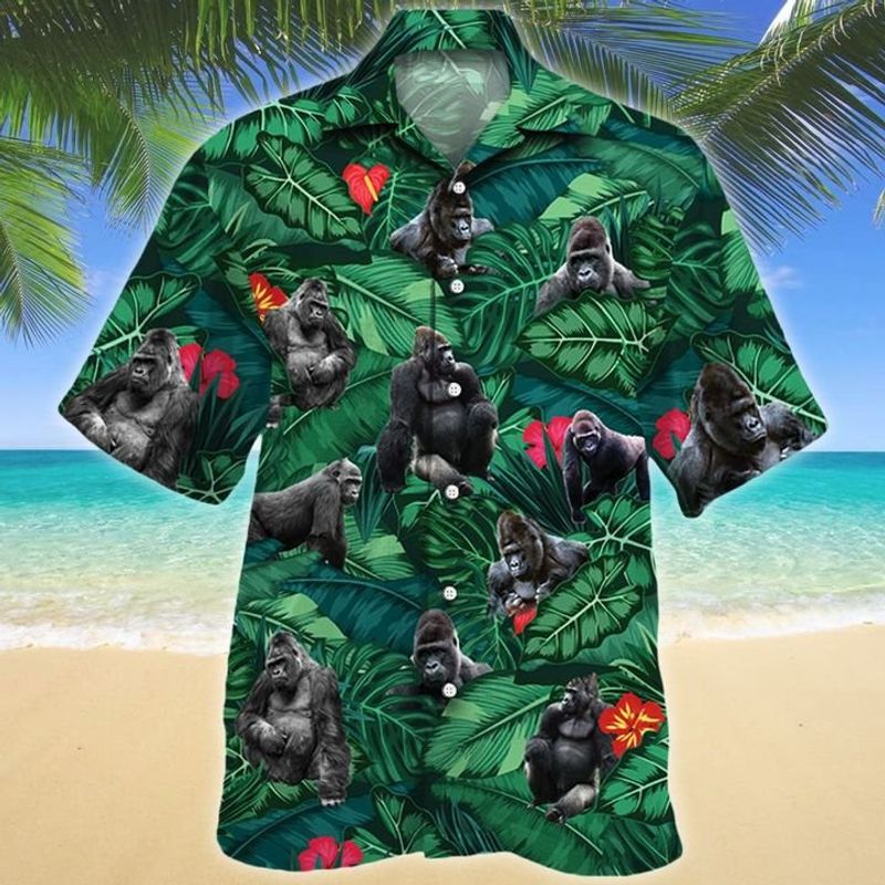 Gorilla Lovers Gift Hawaiian Shirt