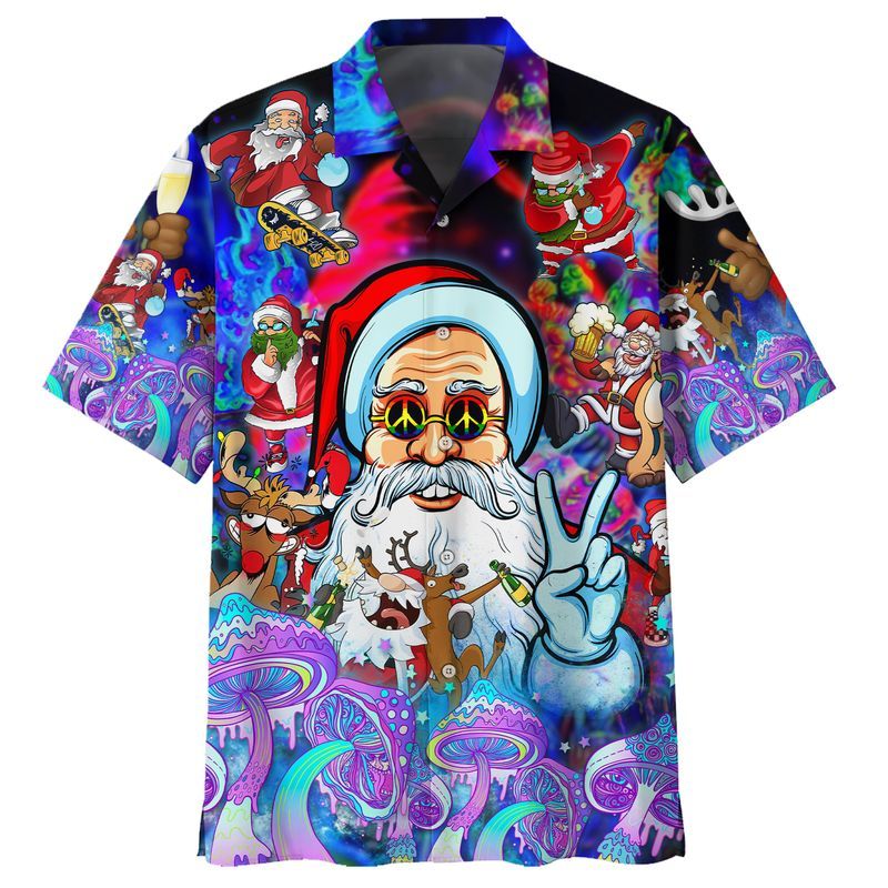 Santa Christmas Fantasy Hawaiian Shirt