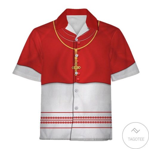 Cardinal Choir Dress Hawaiian Shirt