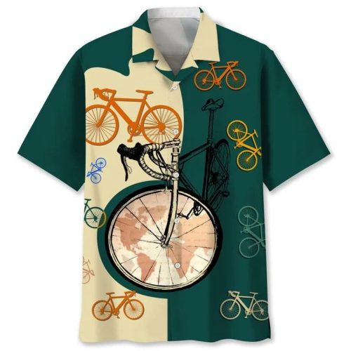 Cycling Color Map Hawaiian Shirt