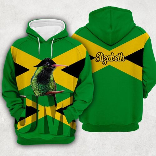 Personalized Jamaica Flag Hoodie