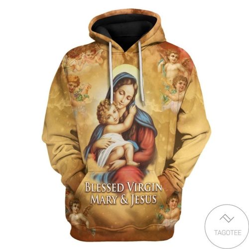 Blessed Virgin Mary Jesus Hoodie