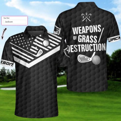 Weapons Of Grass Destruction Golf Polo Shirt