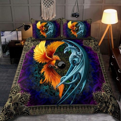 Dragon And Phoenix Bedding Set
