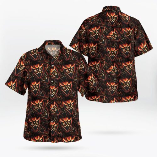 Decepticon Fire Beach Hawaiian Shirt