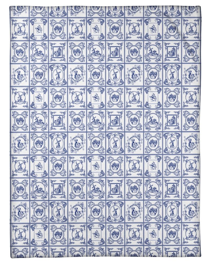 Delft Blauw Pattern Blanket