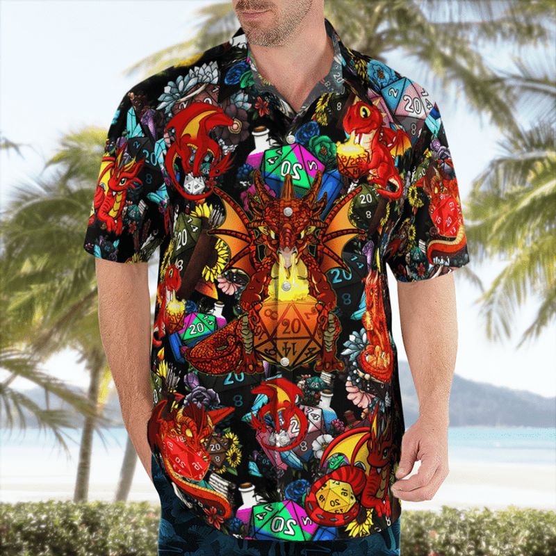 Luck Is In Small Things D D Dungeons Dragons Hawaiian Shirt