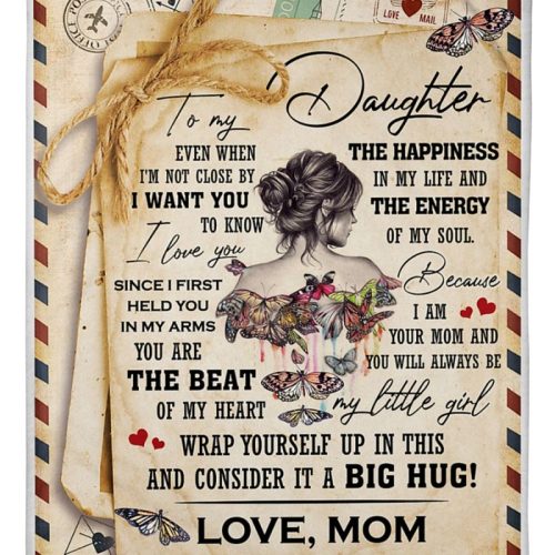 Air Mail To My Daughter You Are The Best Of My Heart Blanket