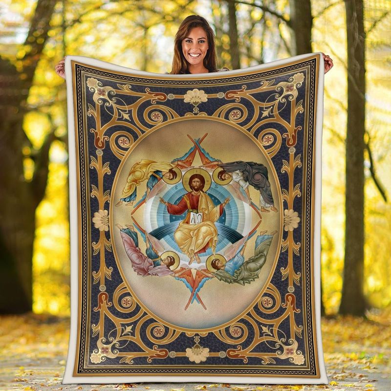 Ascension Of Christ Blanket