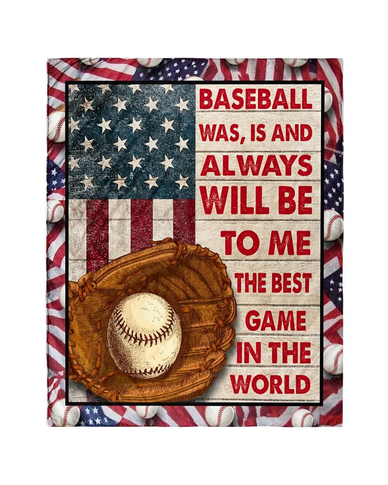 Baseball Is The Best In The World Quilt