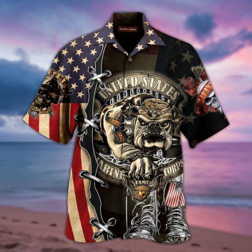 Proud United States Marine Corps Hawaiian Shirt
