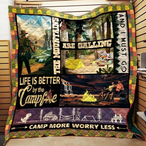Camp More Worry Less Quilt