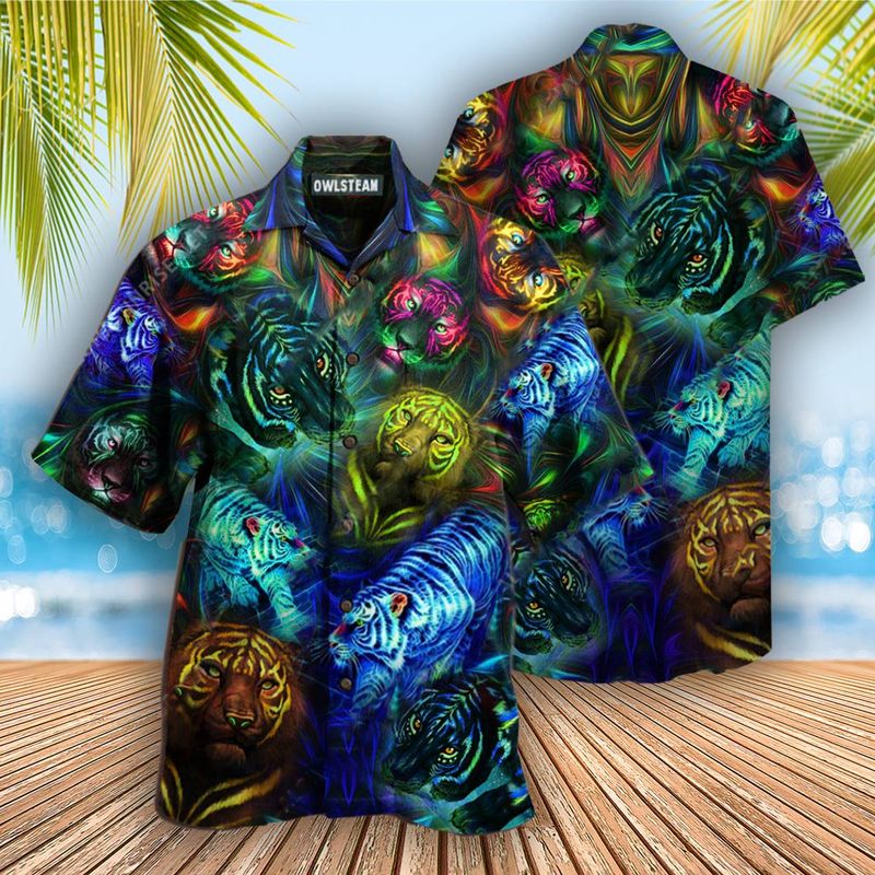 Tigers Noctilucent Hawaiian Shirt