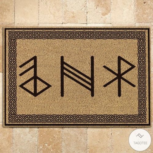 Viking Rune Symbols Doormat