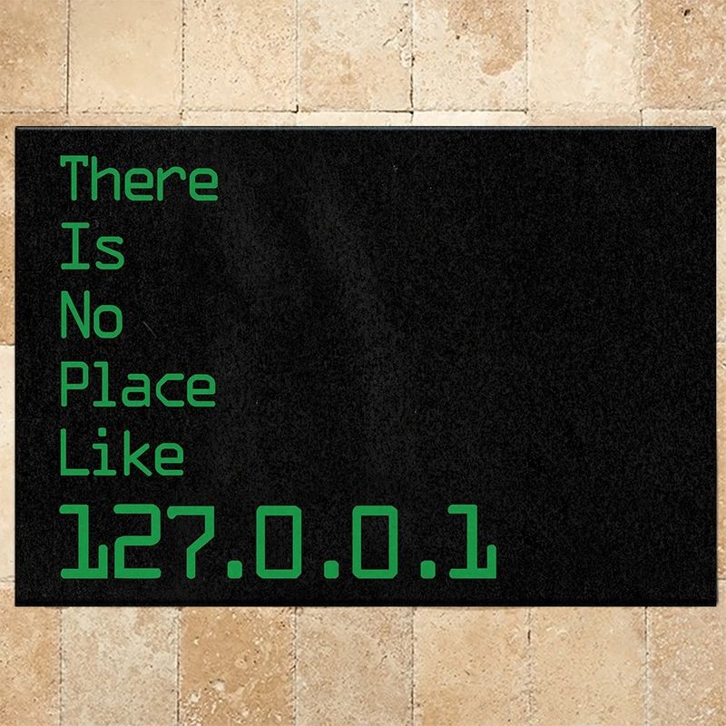 Programmer There Is No Play Like 127 0 0 1 Doormat