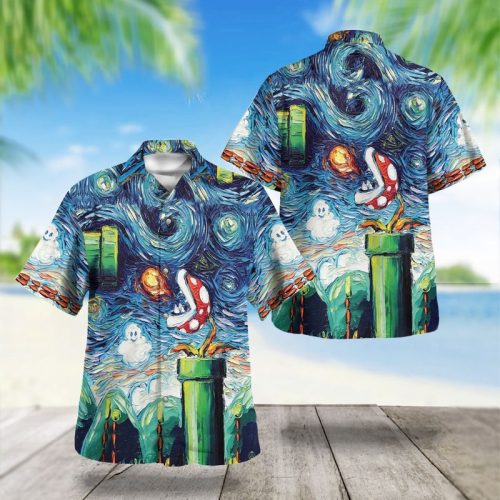 Starry Night Hawaiian Shirt