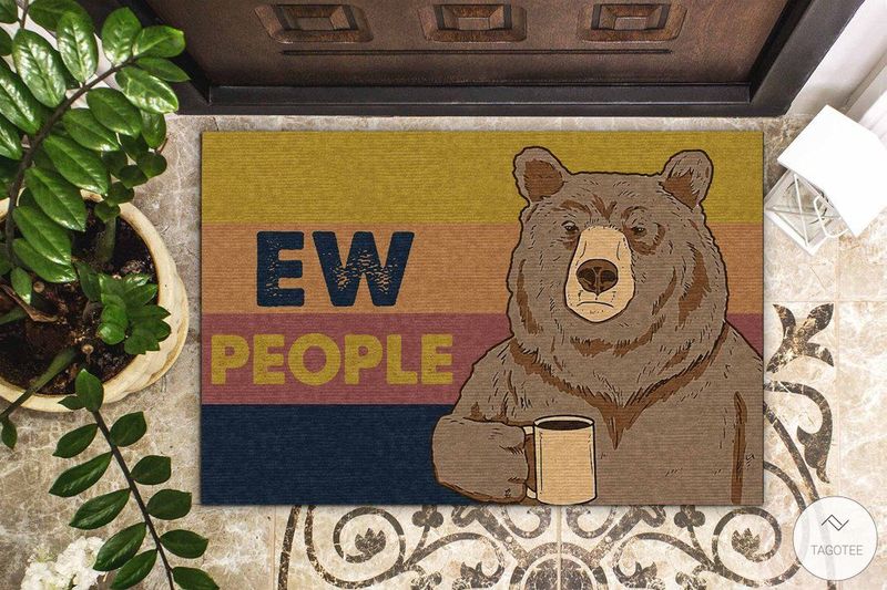 Ew People Bear Doormat
