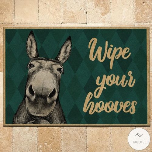 Donkey Wipe Your Hooves Doormat