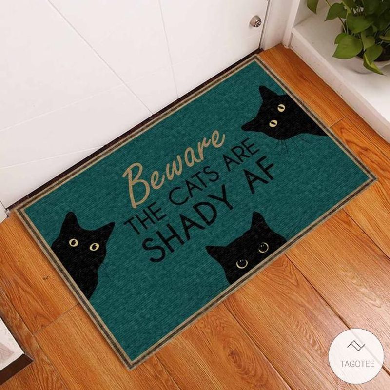 Beware The Cats Are Shady Doormat