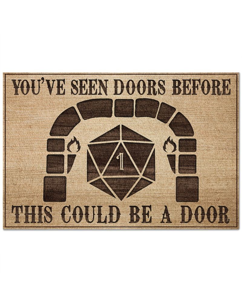 Youve Seen Doors Before This Could Be A Door Dungeons And Dragons Doormat