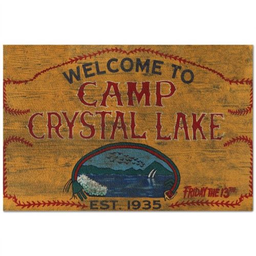 Welcome To Camp Crystal Lake Friday The 13 Th Est 1935 Doormat