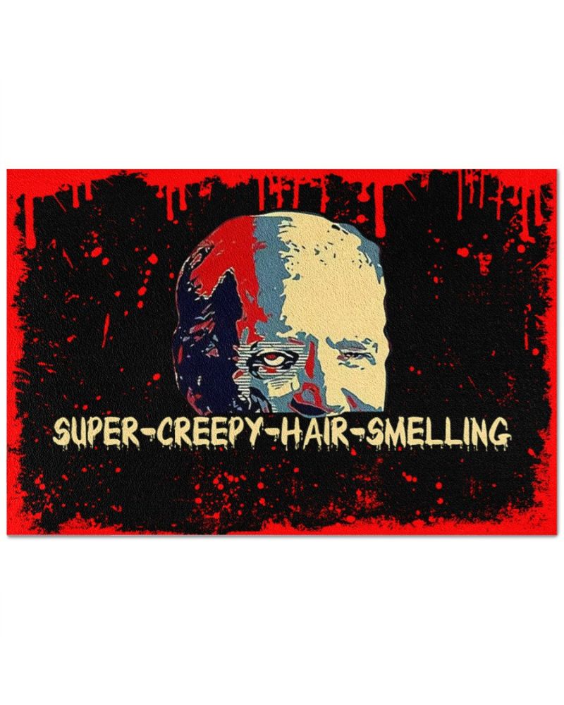 Super Creepy Hair Smelling Doormat