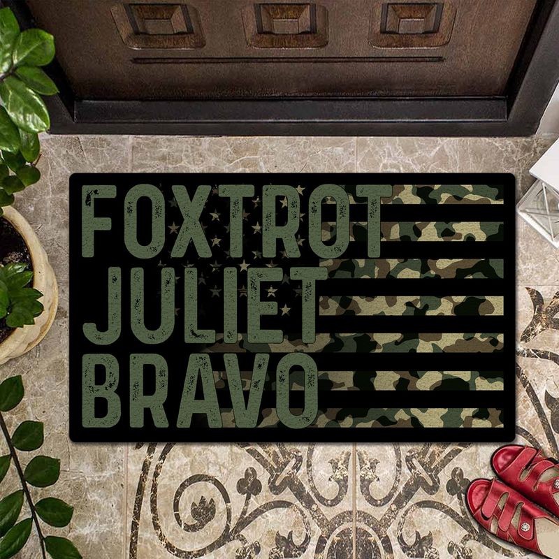 Foxtrot Juliet Bravo Lets Go Brandon Doormat