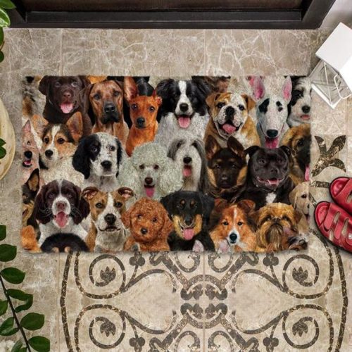 A Bunch Of Dogs 02 Doormat