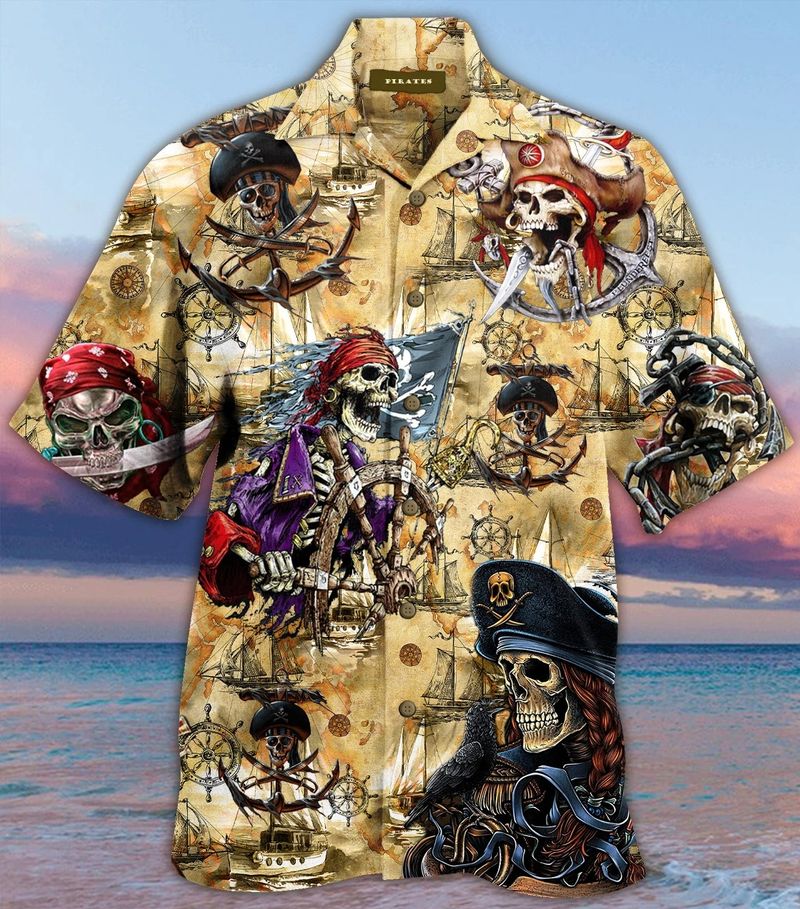 Pirate Skull Hawaiian Shirt