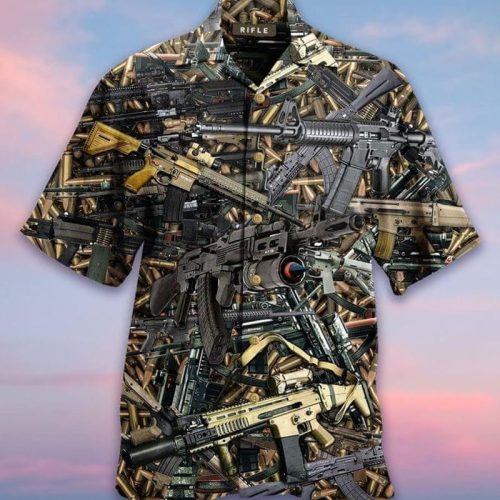 Firearms Guns Hawaiian Shirt