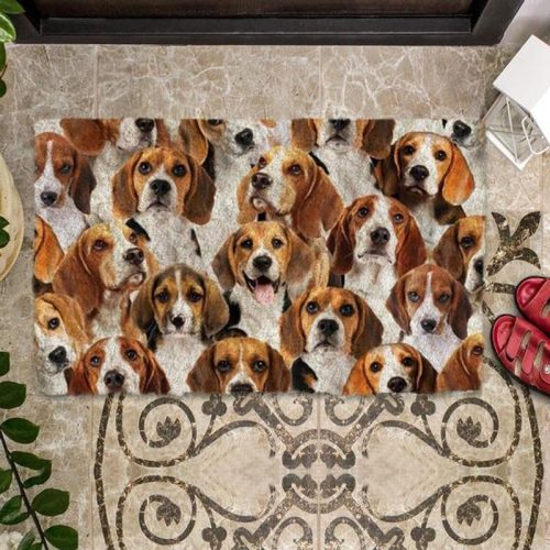 A Bunch Of Beagles Doormat