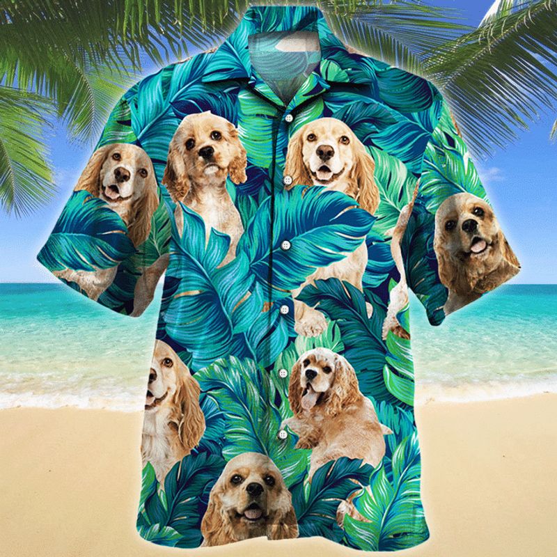 American Cocker Spaniel Dog Lovers Hawaiian Shirt