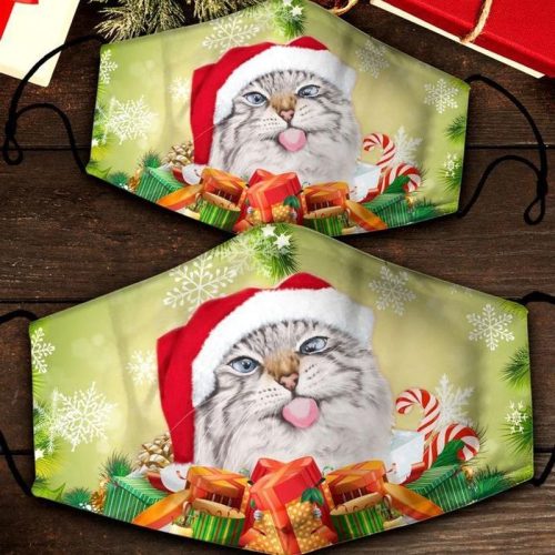 Christmas Cats Cloth Face Mask