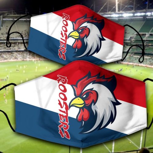 National Rugby League Roosters Printed Face Mask