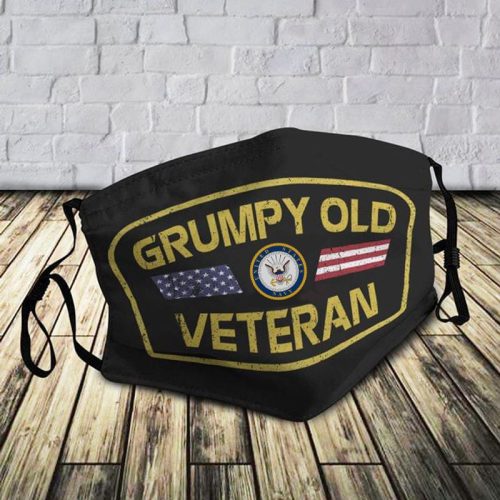 Grumpy Old US Navy Veteran Mask
