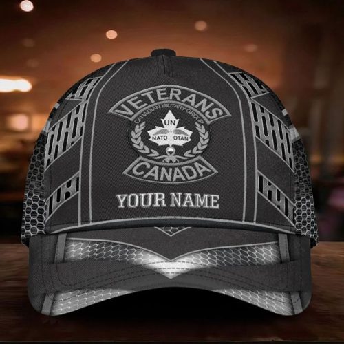 Personalized Veterans Canada Cap