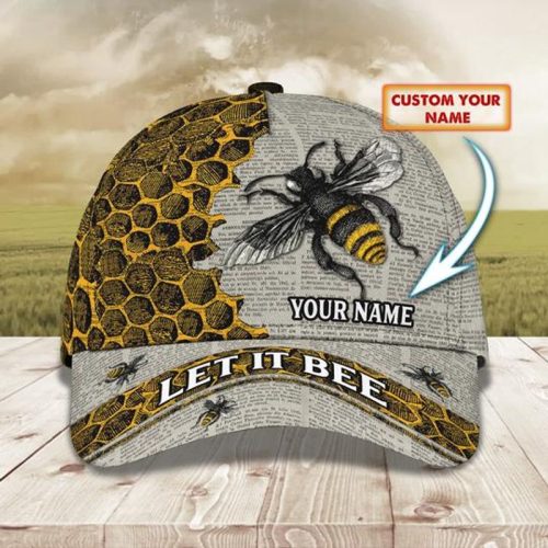 Personalized Let It Bee Cap