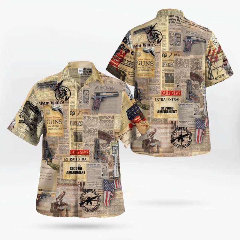 Texas Second Amendment To The United States Constitution Hawaiian Shirt