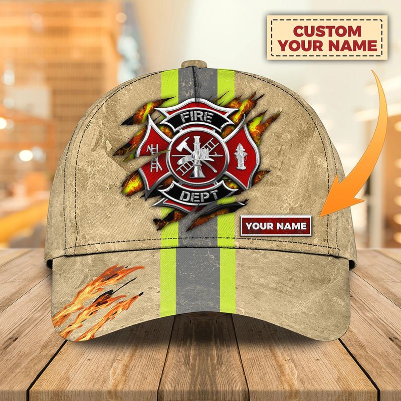 Personalized Firefighter Cap