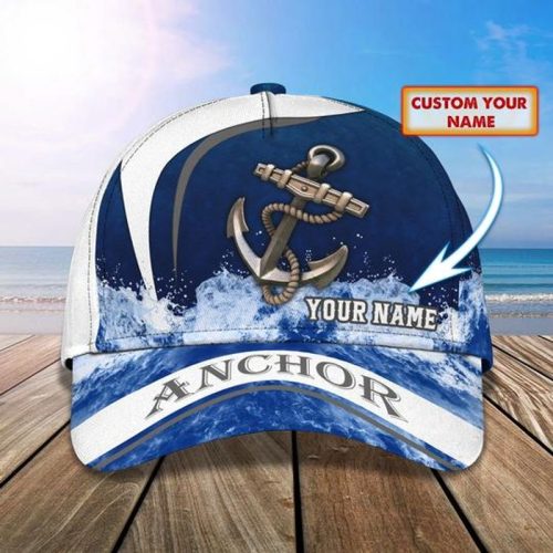 Personalized Anchor Cap