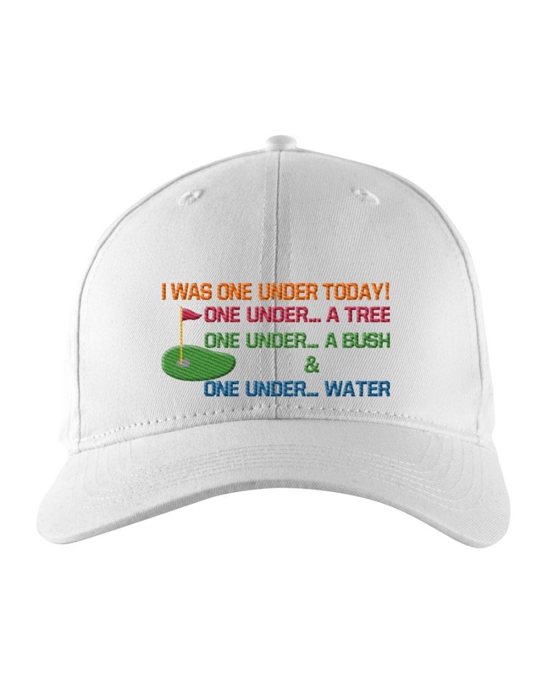 Golf I Was One Under Today One Under A Tree Cap